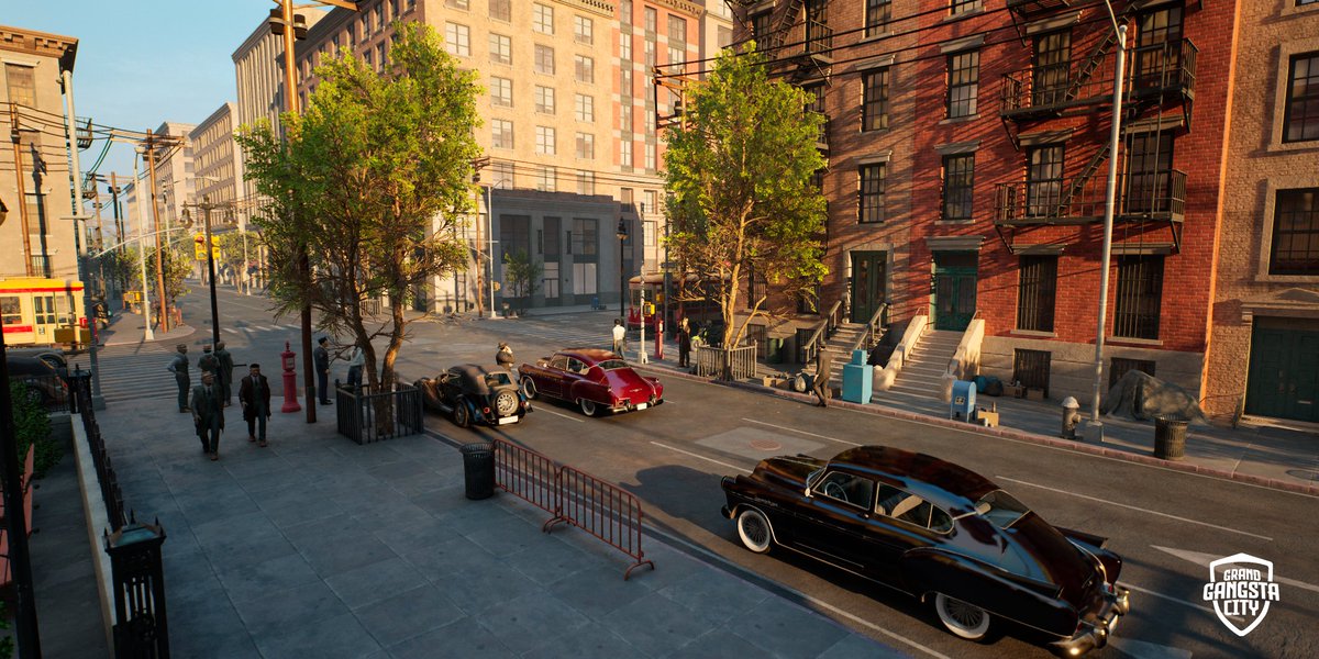Grand Gangsta City street scene